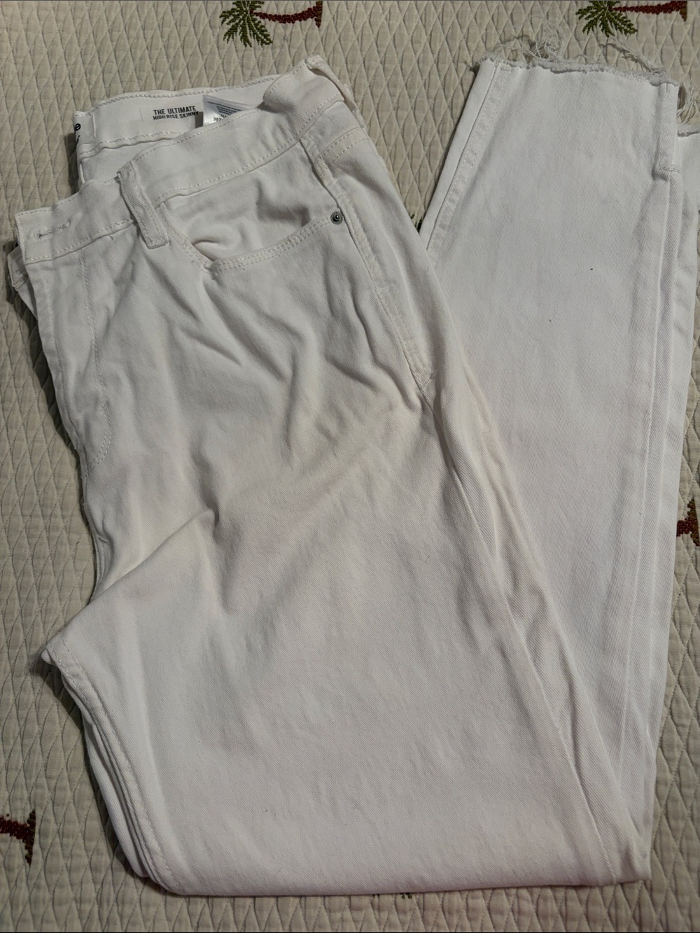 Kensie White High-Rise Skinny Jeans